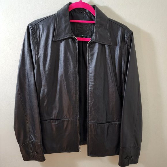 Vintage Lauren Ralph Lauren Leather Jacket Small - Picture 3 of 16